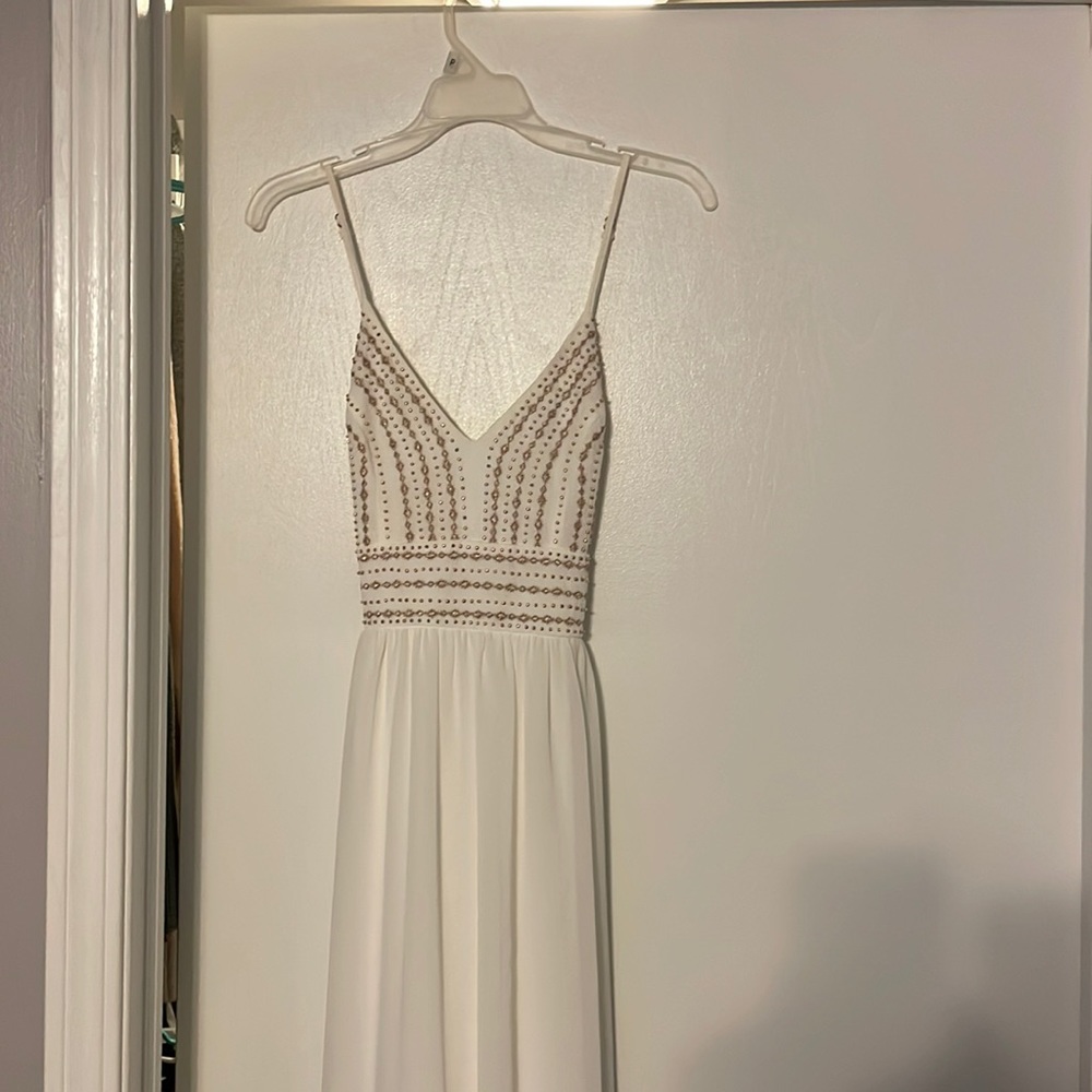 White lulus maxi dress